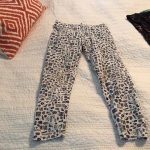 Kids leggings  unicorns, pencils and doodles